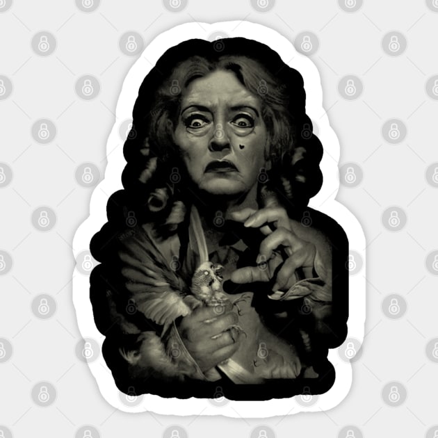 Whatever Happened Baby Jane - Vintage Sticker by misuwaoda